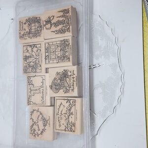 Stampin' Up "Feathered Friends" set of wooden stamps